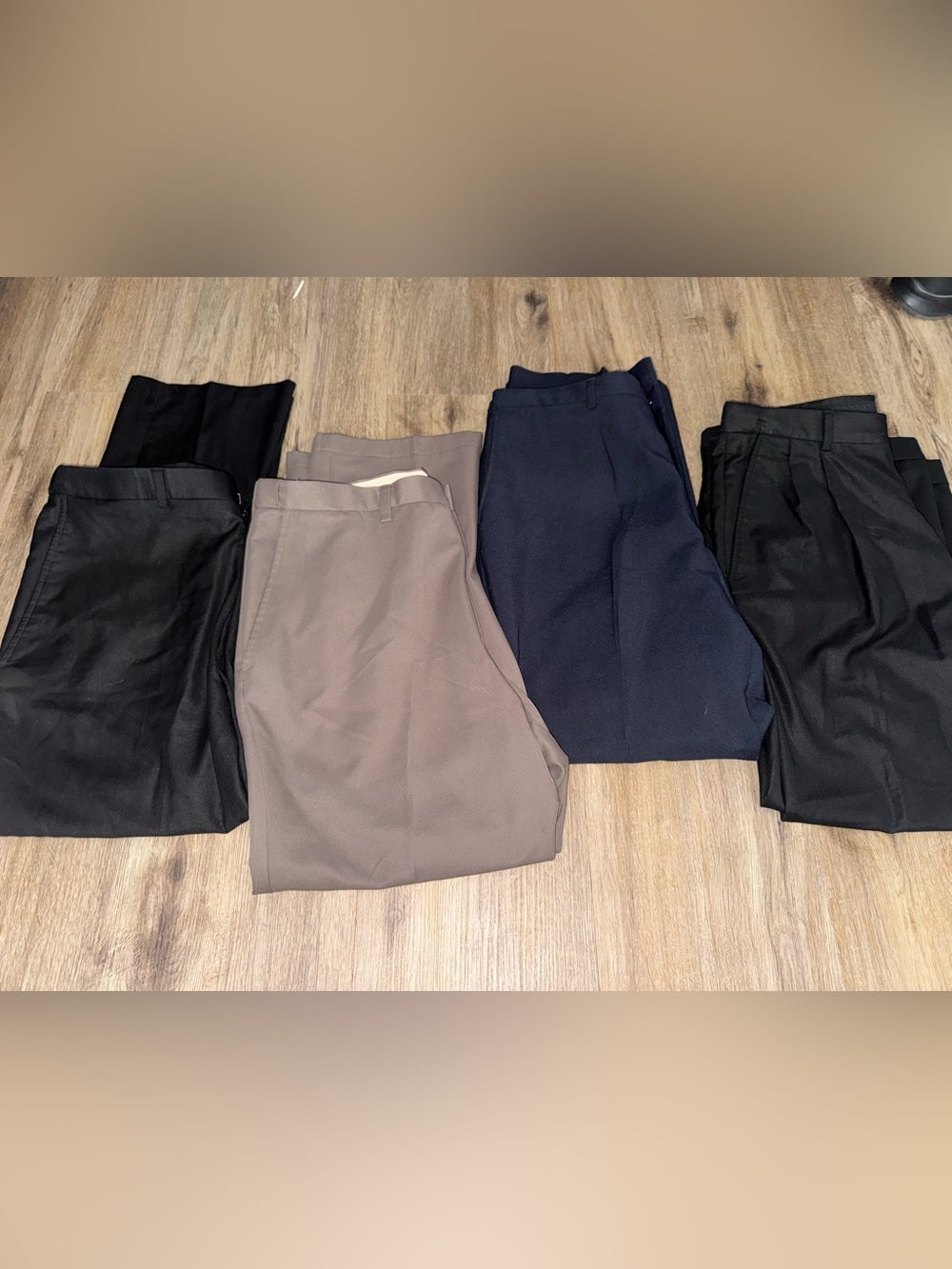 Haggar Men’s Classic Fit Dress Pants Bundle Size 36x29
